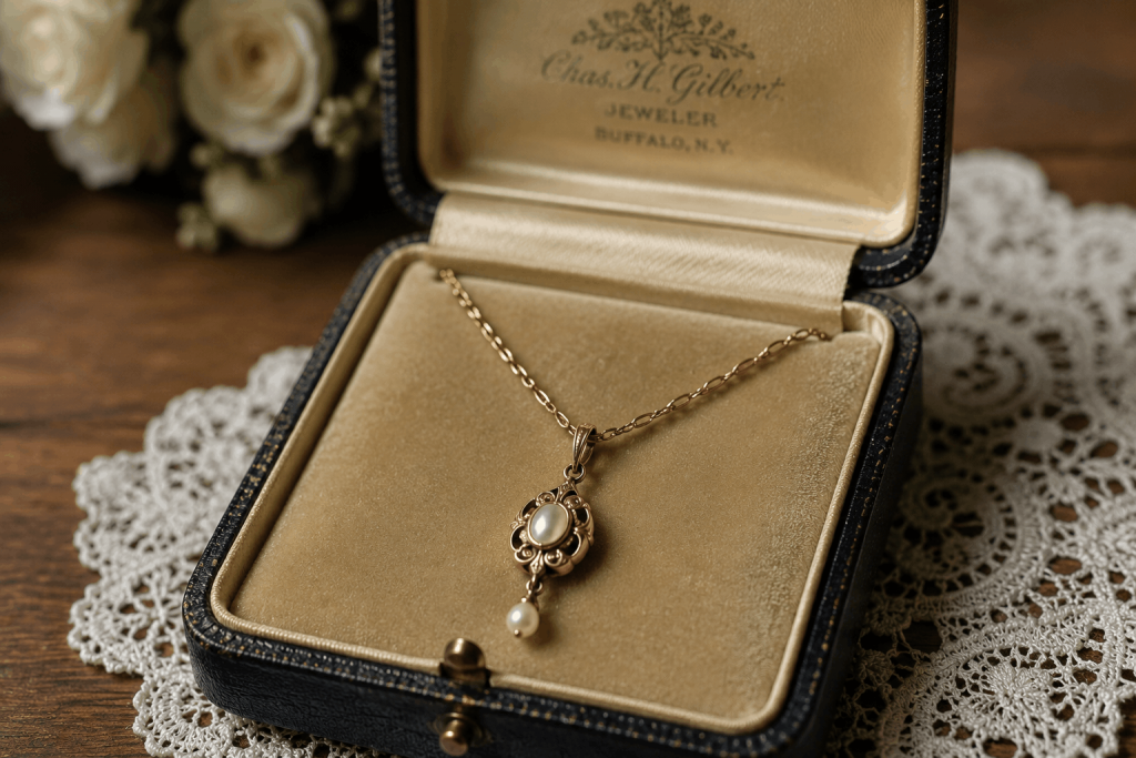Vintage jewelry repair in Bloomington Minnesota for a family heirloom necklace